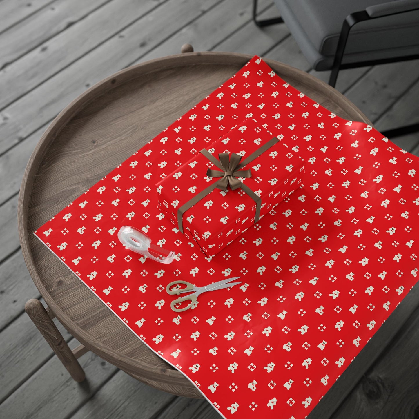 Holiday Red Wrapping Paper