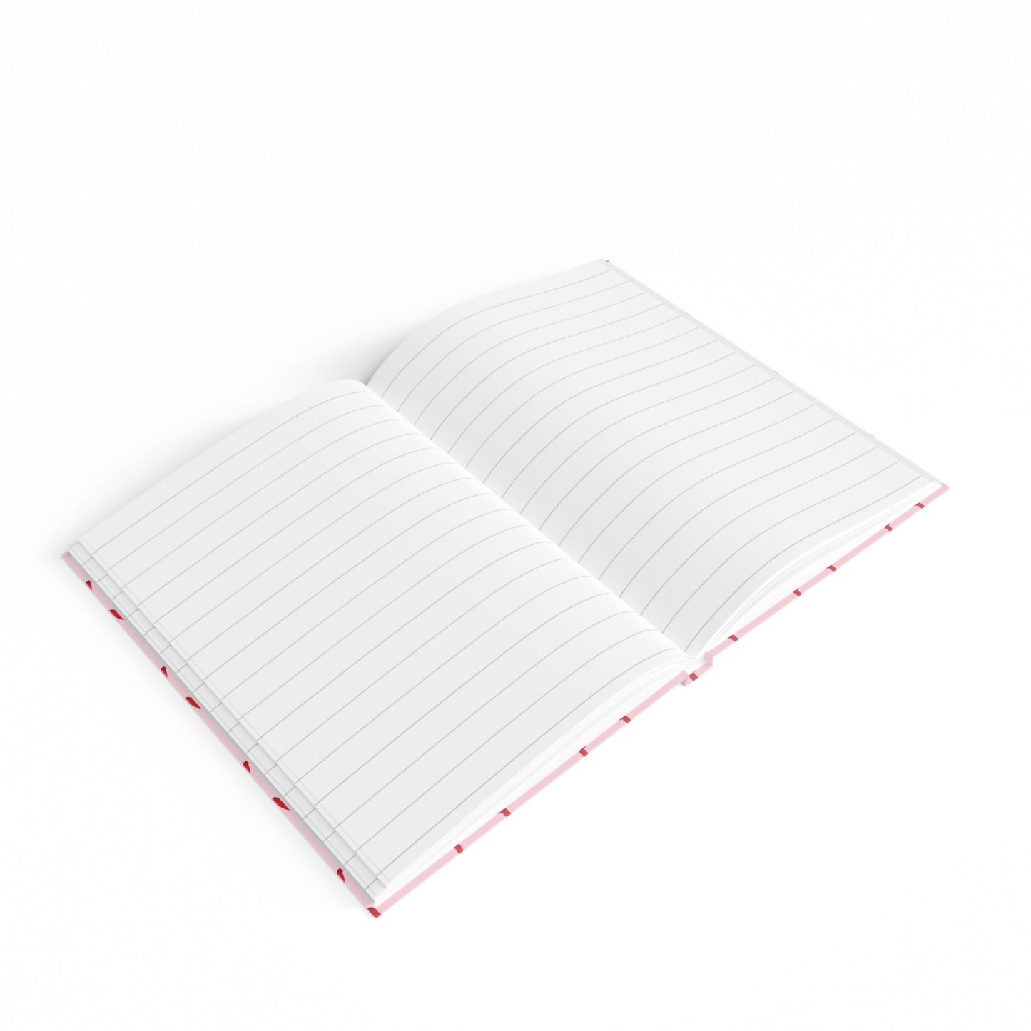 Chic Pink Ribbon Journal - Ruled Line Notebook for Daily Reflections