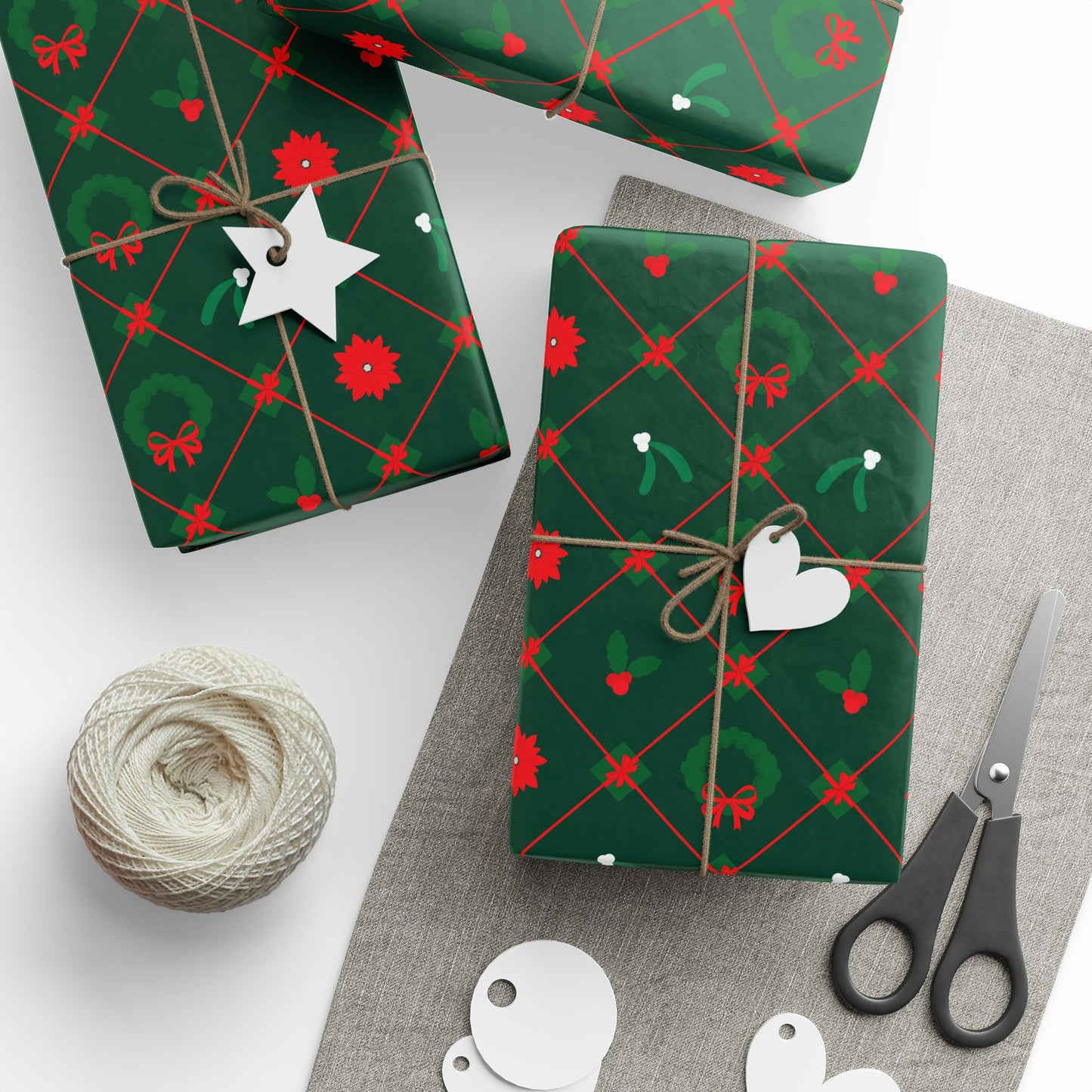 Christmas Foliage Wrapping Paper