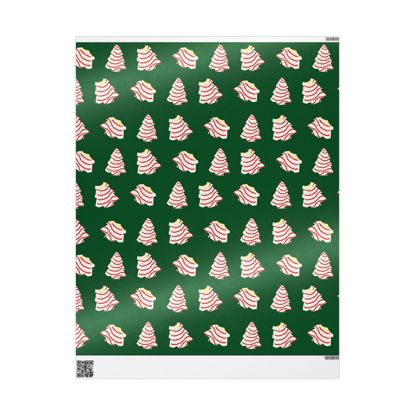 Christmas Tree Cakes Wrapping Paper