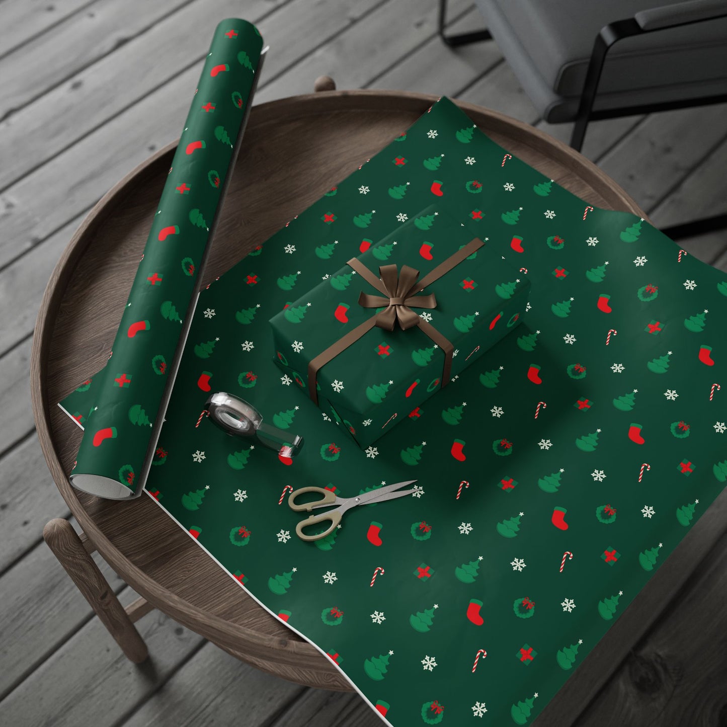 Christmas Icons Wrapping Paper