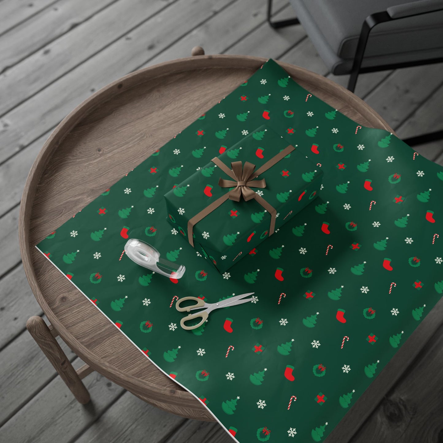 Christmas Icons Wrapping Paper