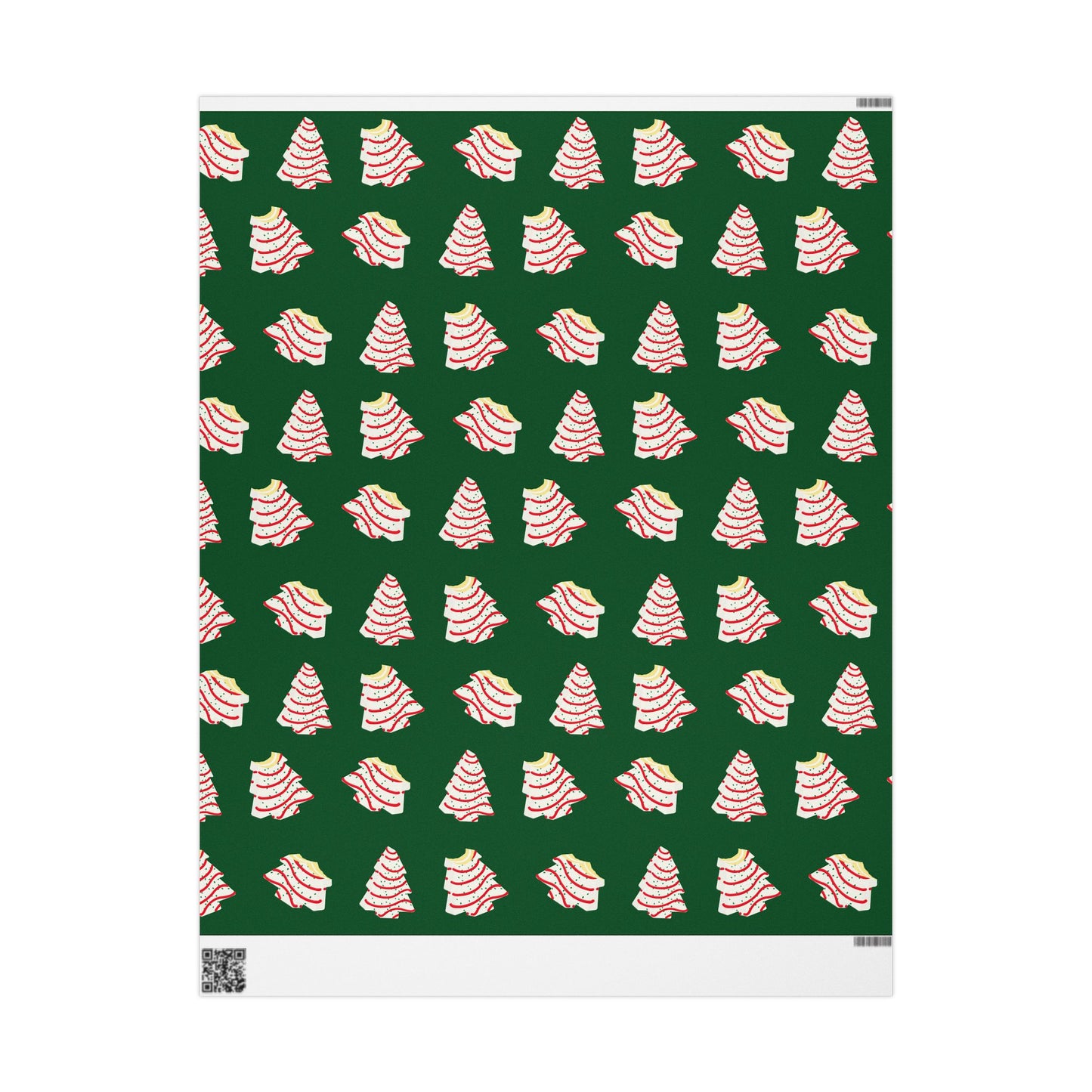 Christmas Tree Cakes Wrapping Paper