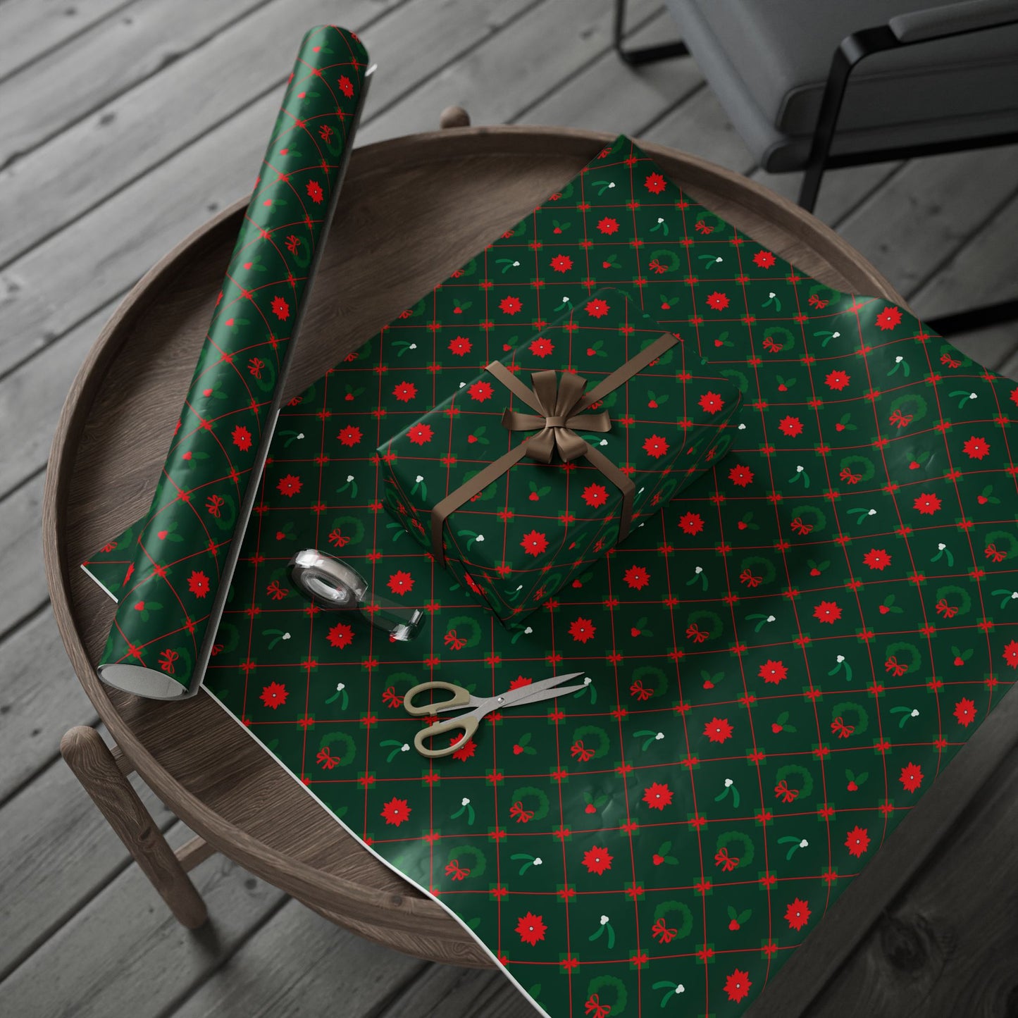 Christmas Foliage Wrapping Paper
