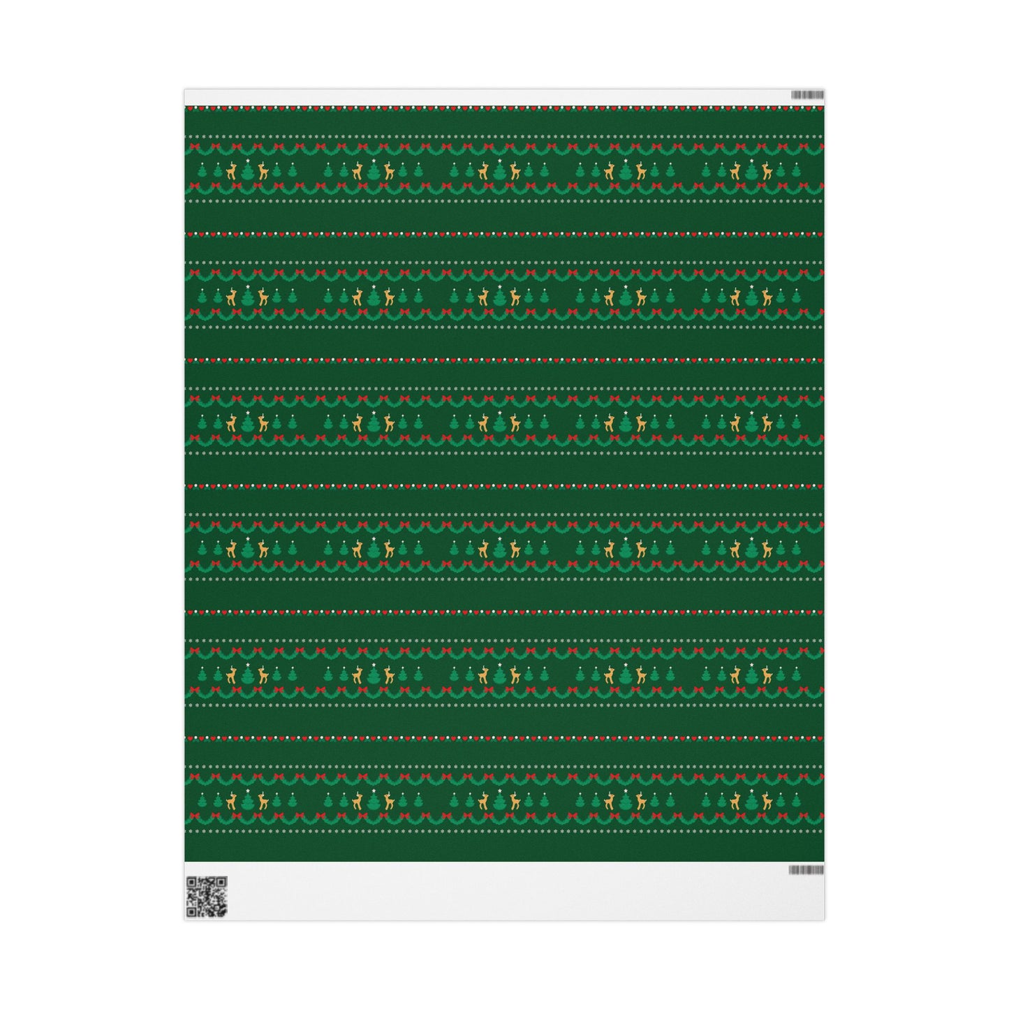 Reindeer Fair Isle Wrapping Paper