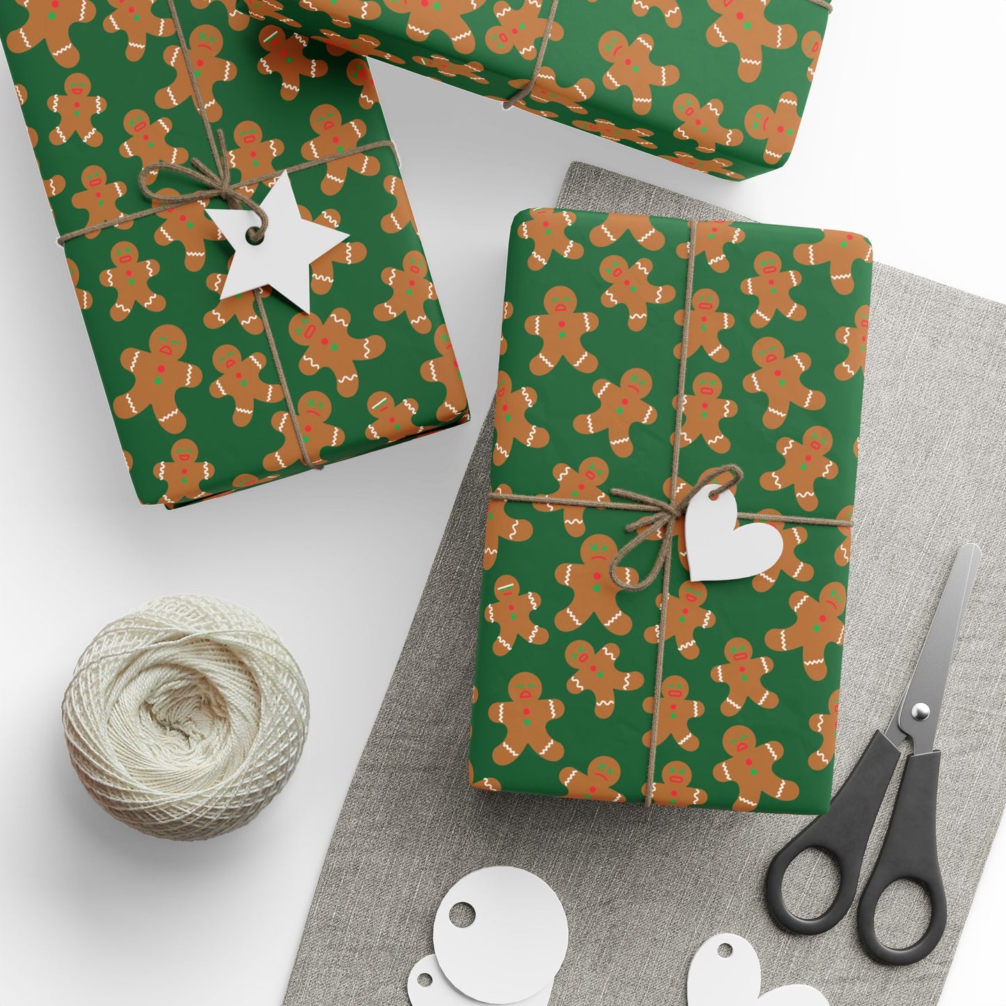 Gingerbread Men Wrapping Paper
