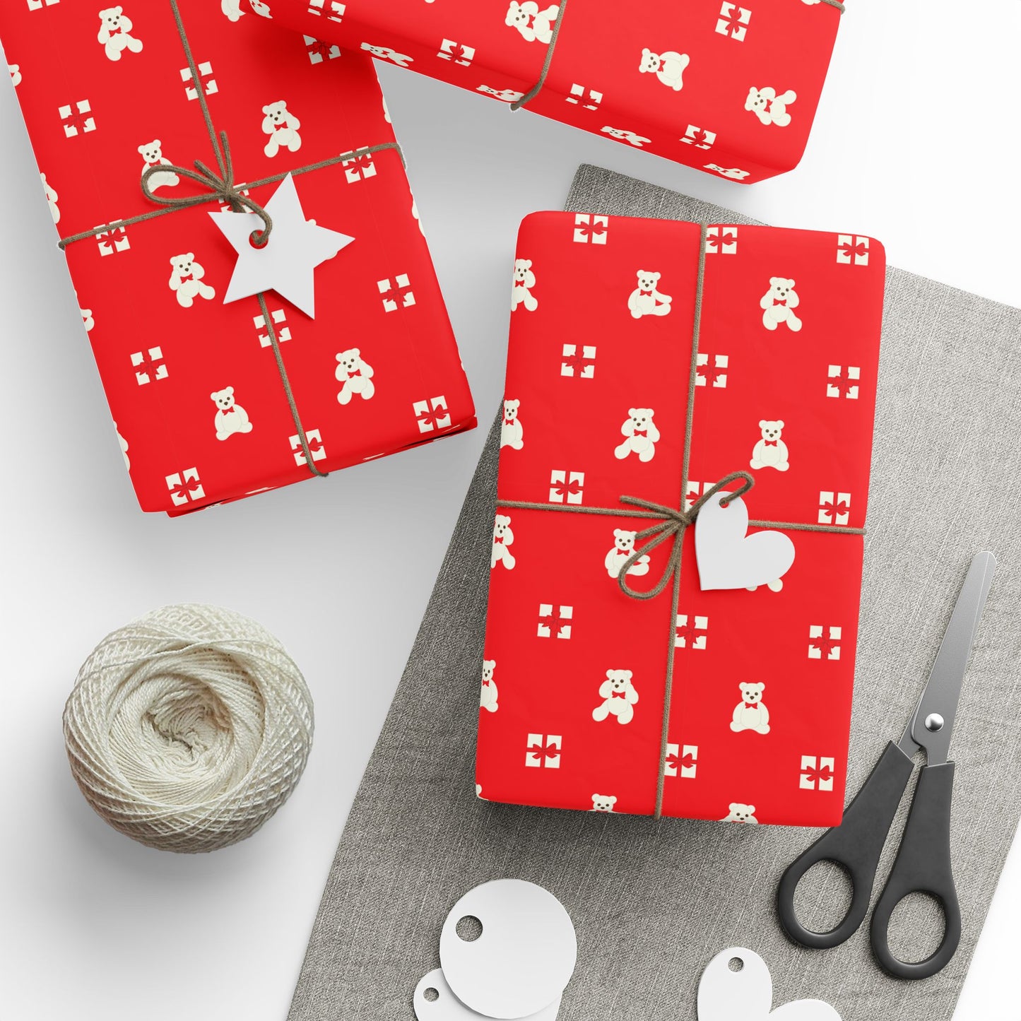 Holiday Red Wrapping Paper