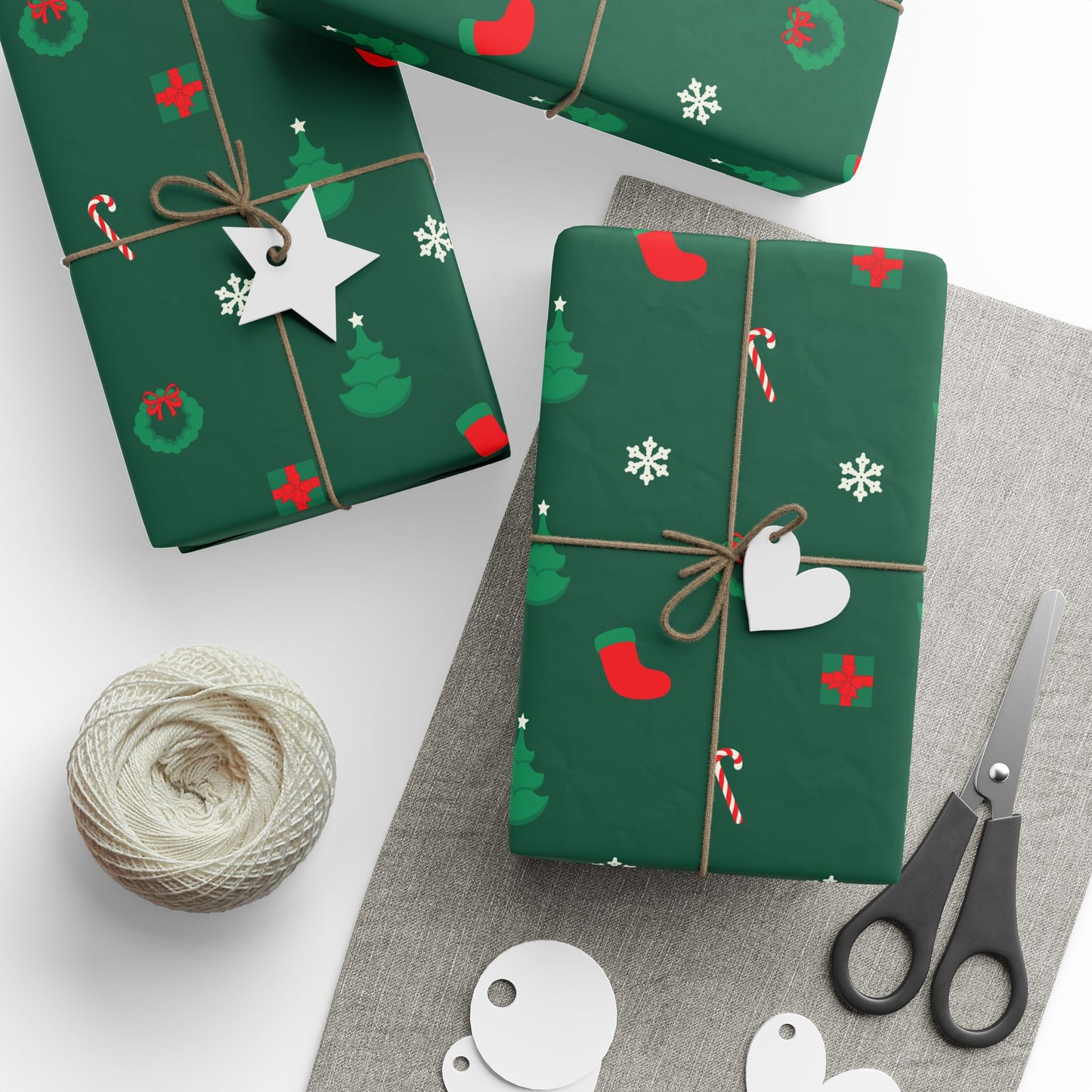 Christmas Icons Wrapping Paper