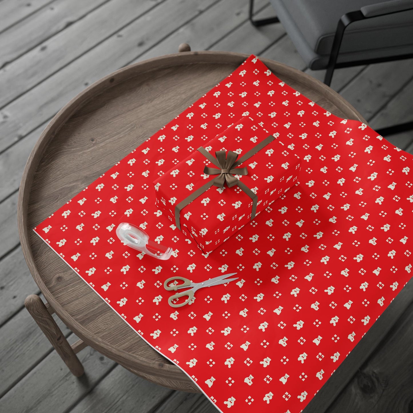 Holiday Red Wrapping Paper