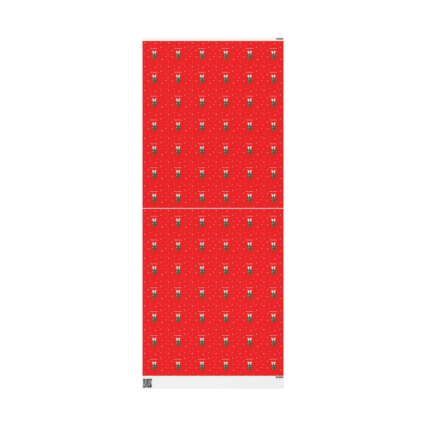 Merry Christmas Mistletoe Wrapping Paper