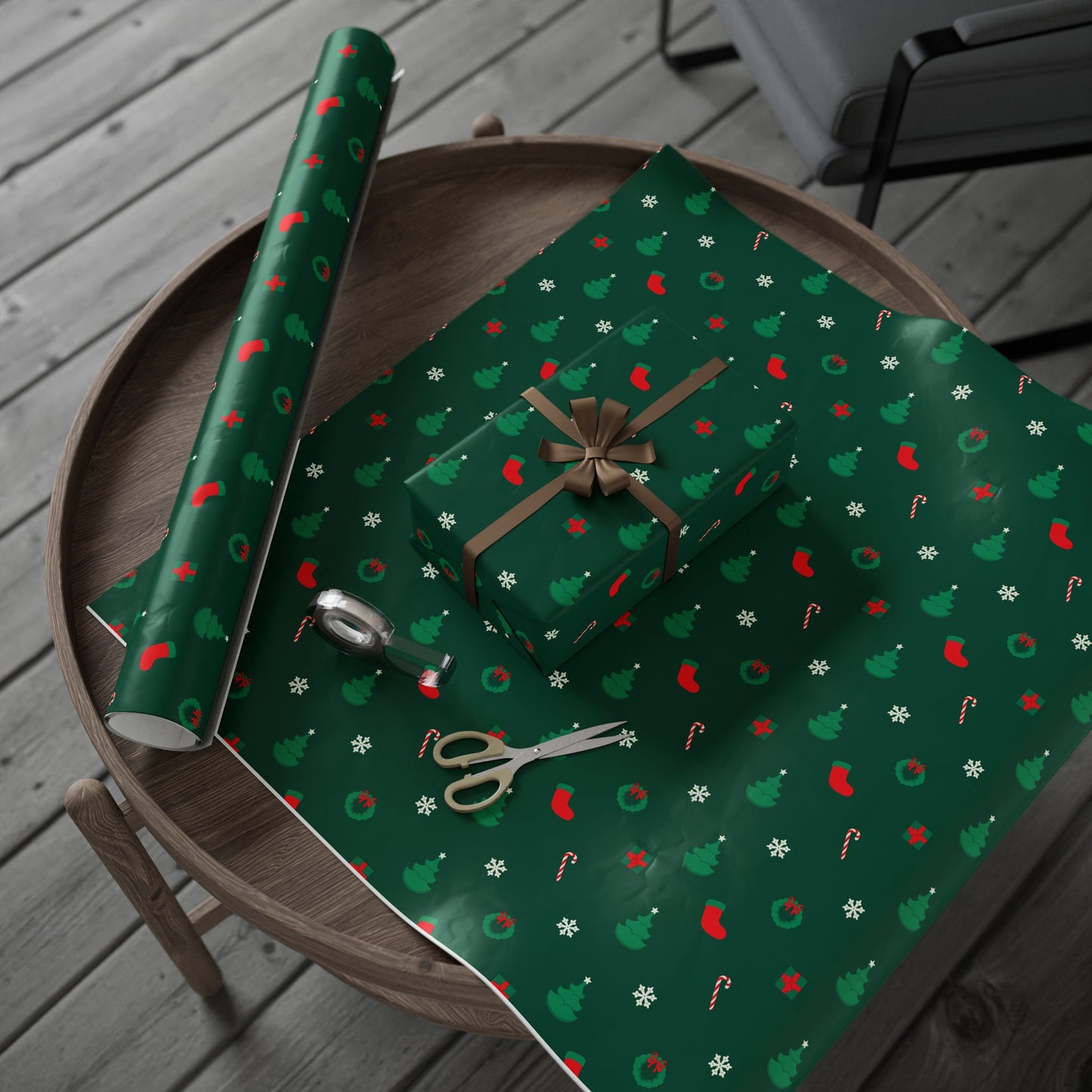 Christmas Icons Wrapping Paper