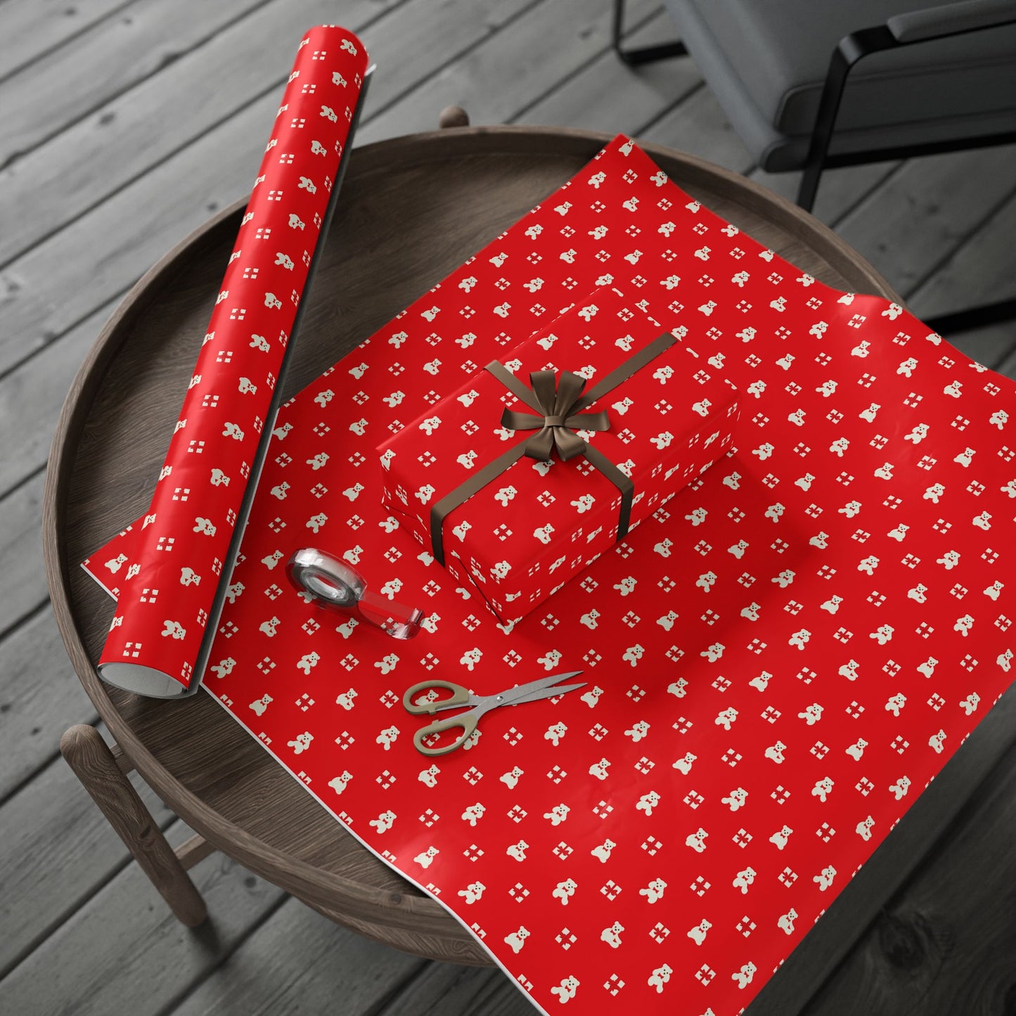 Holiday Red Wrapping Paper
