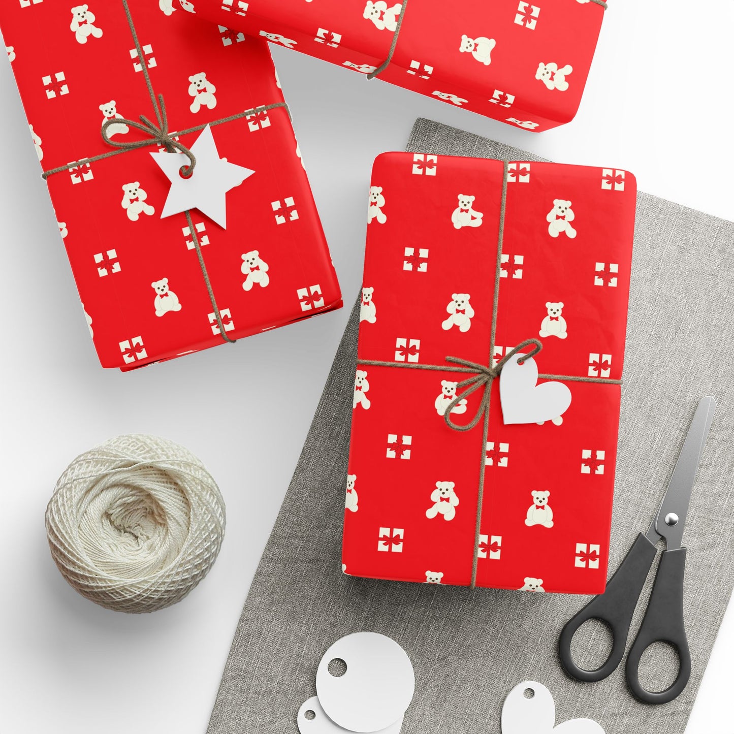 Holiday Red Wrapping Paper