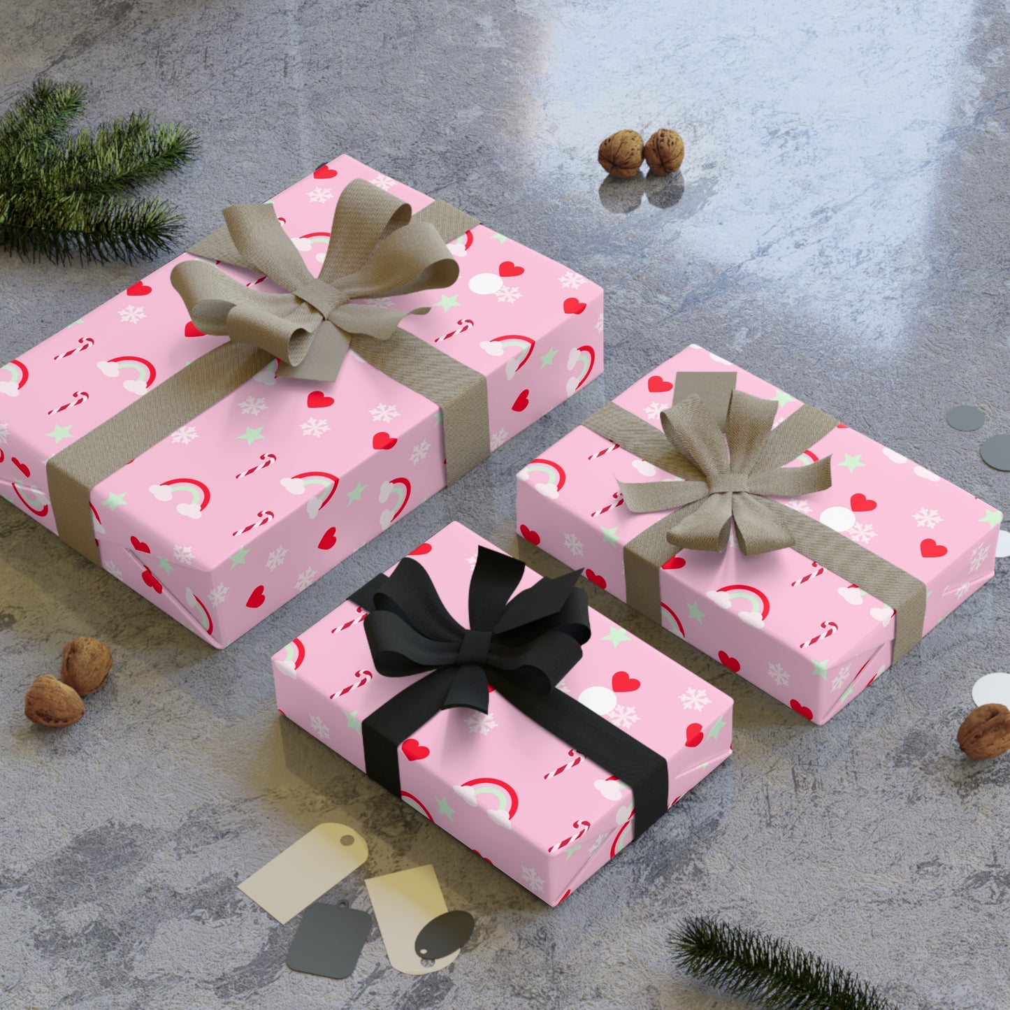 Gift Wrapping Paper Rolls, 1pc