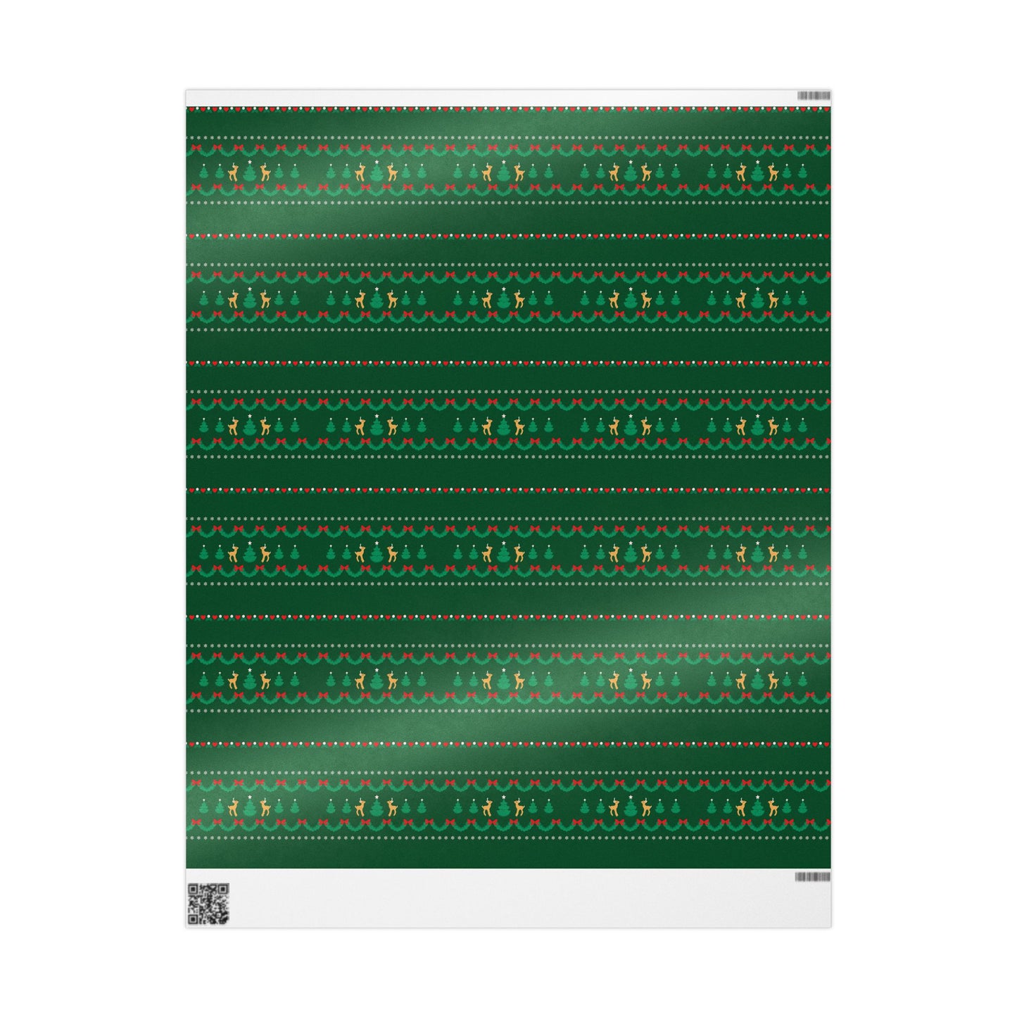 Reindeer Fair Isle Wrapping Paper